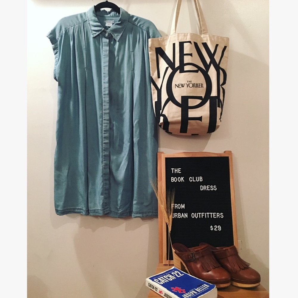 Urban Outfitters Chambray Dress (with pockets!!)